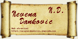 Nevena Danković vizit kartica